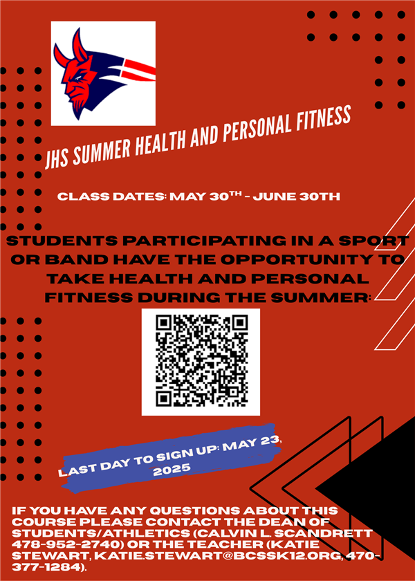  Summer Health Class Information